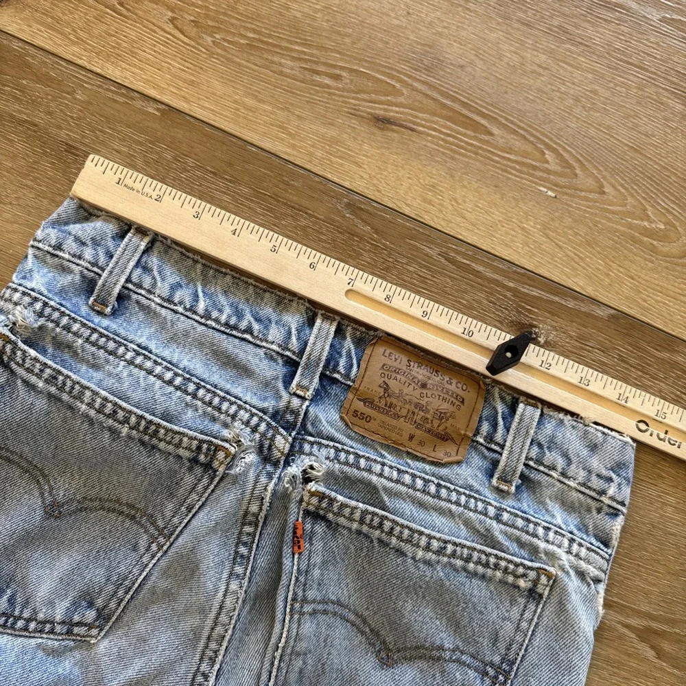 Vintage‎ Levis 550 Jeans Mens 29 x 29 Relaxed Fit 90s Denim Tapered Leg Blue